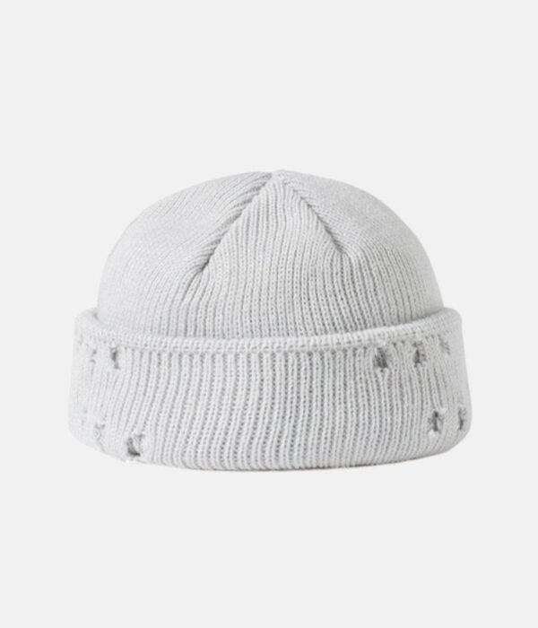 RIPPED BEANIE GRAY - Lux Studios